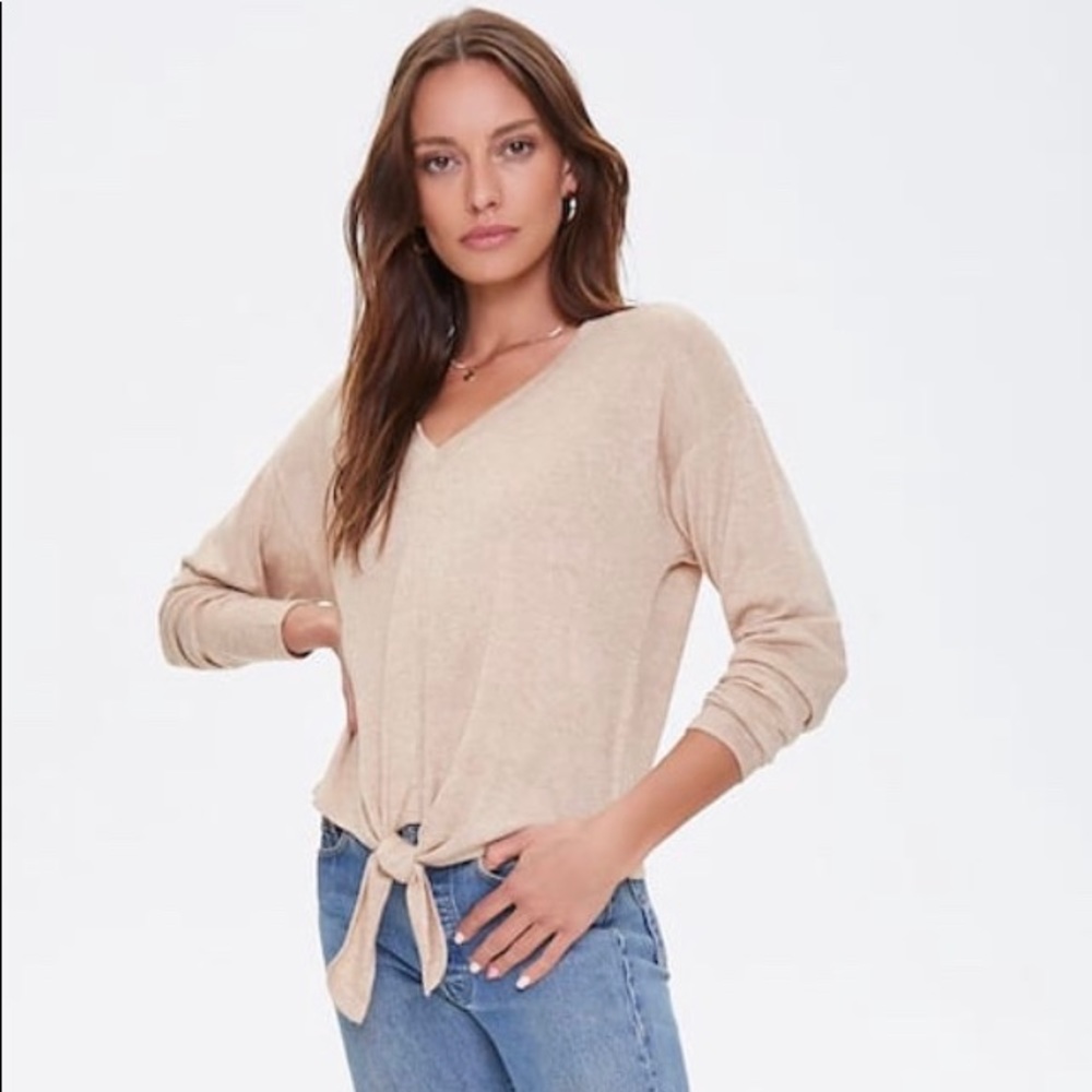 Forever 21 Tan Long Sleeve Top 👚